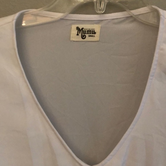 Show me your mumu white romper small - Picture 2 of 2